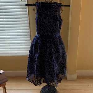 Heidi Weisel Navy Floral Dress